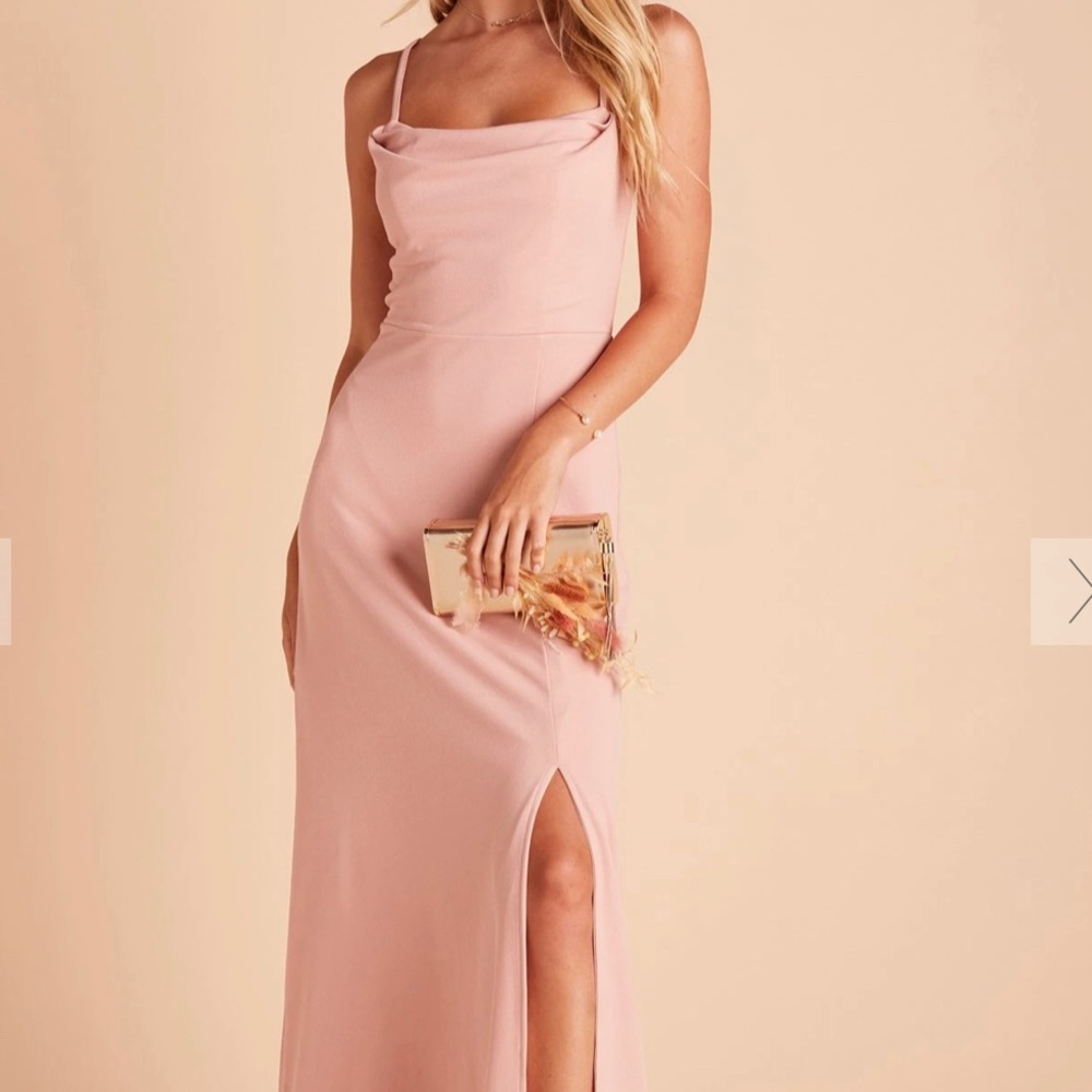 Dusty rose Birdy Grey bridesmaid dress